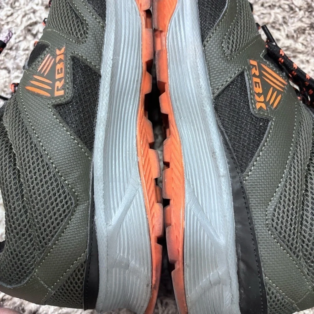 RBX Men's Gray /green Orange Athletic Sneaker shoes size 7